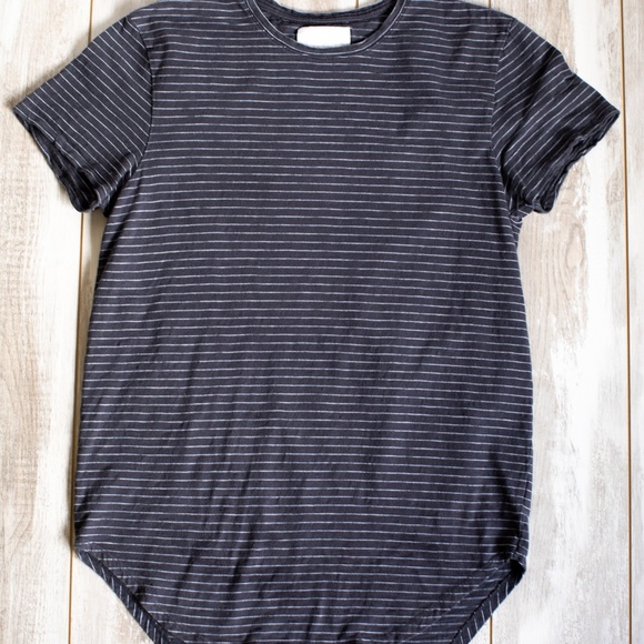 Reign Storm Grey Striped Tee - Picture 2 of 7
